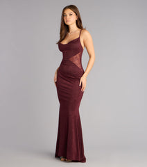 Alyce Side Lace Mermaid Formal Dress