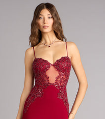 Dakota Lace Applique Mermaid Formal Dress