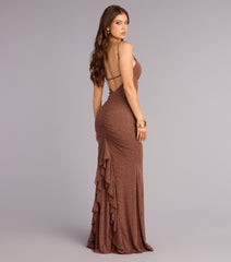 Brittany Glitter Mermaid Formal Dress