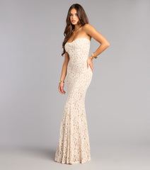 Isabelle Lace Sweetheart Mermaid Formal Dress