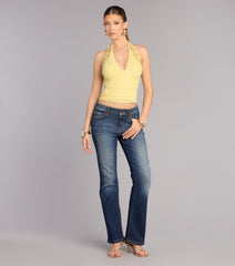 Flirty Shine Rhinestone Halter Top