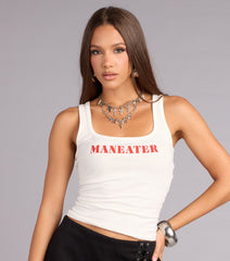Maneater Graphic Tank Top
