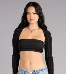 Glow Girl Rhinestone Bolero