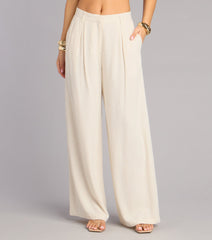 Effortlessly Polished Linen-Blend Trouser Pants