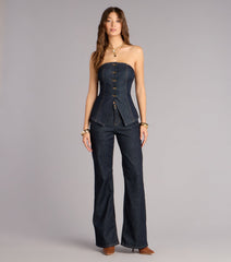 Effortlessly Dialed In Denim Flare Jeans