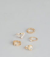 Mix And Match Five-Piece Ring Set