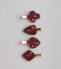 Lucky You Charm Hair Clip Set