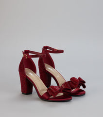 Sweet Stunner Bow Heels