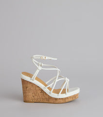 Sunny Days Strappy Platform Wedges