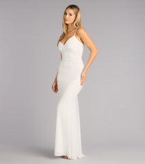 Anisa Pearl Rhinestone Mermaid Formal Dress