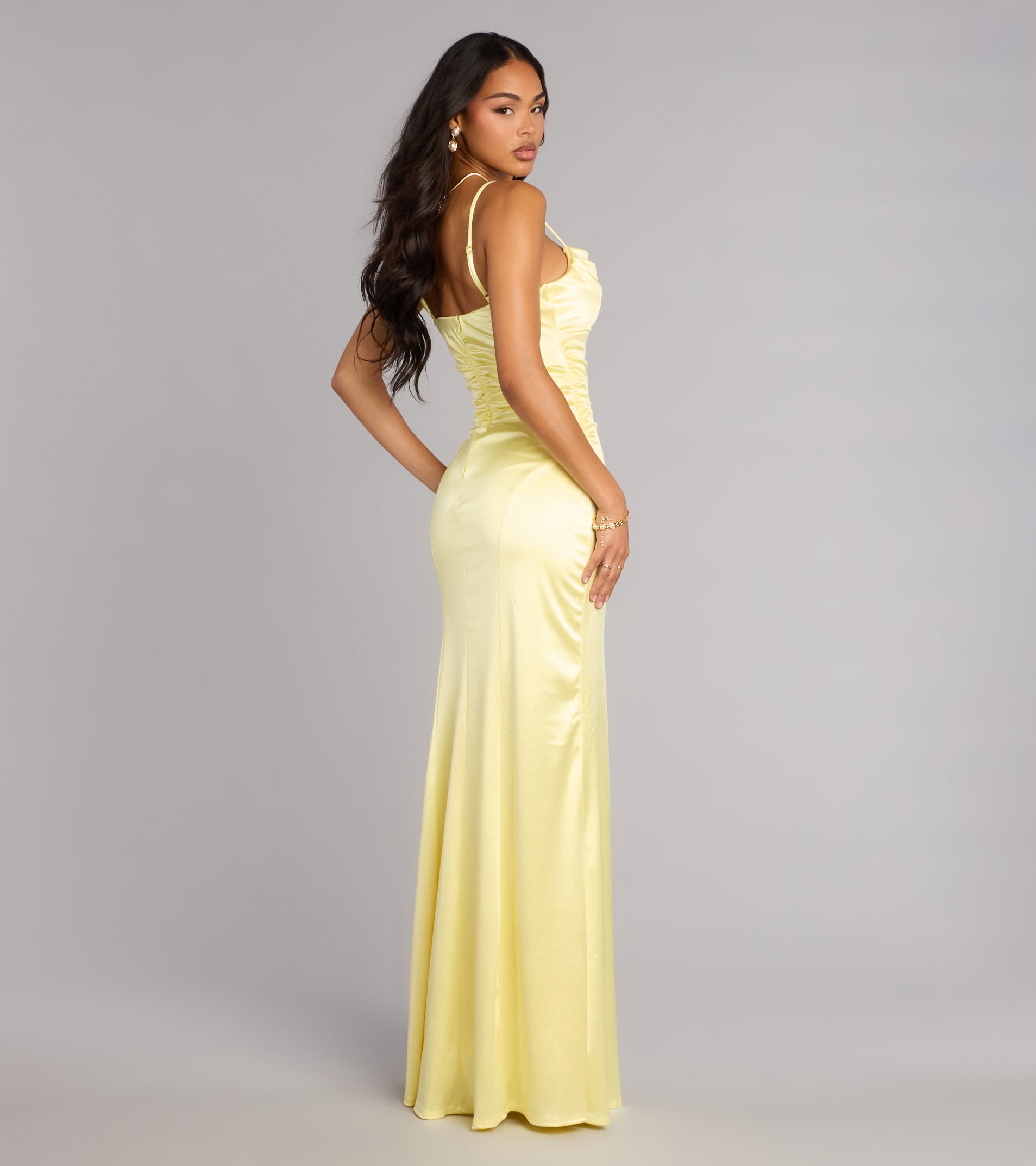 Heidi Satin Mermaid Formal Dress