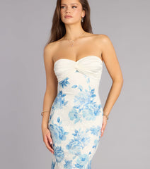 Annika Floral Lace Mermaid Dress