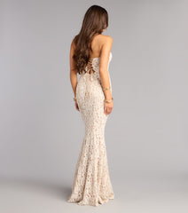Isabelle Lace Sweetheart Mermaid Formal Dress