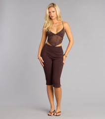 Delicate and Daring Strappy Crop Top