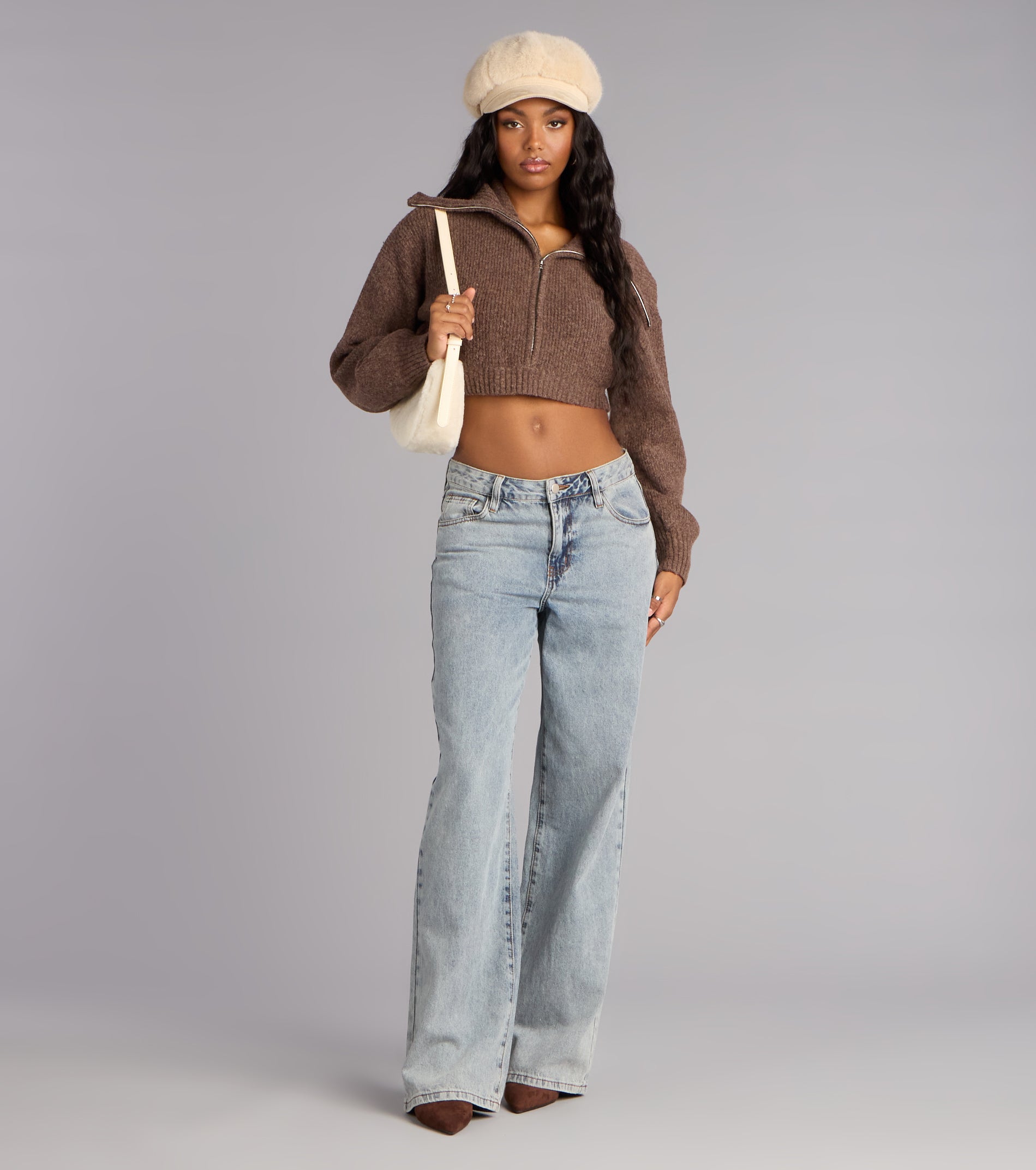Cuddle Season Crop Sweater
