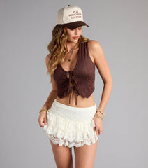 Country Crush Tie-Front Vest
