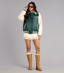 Play It Cool Varsity Bomber Jacket