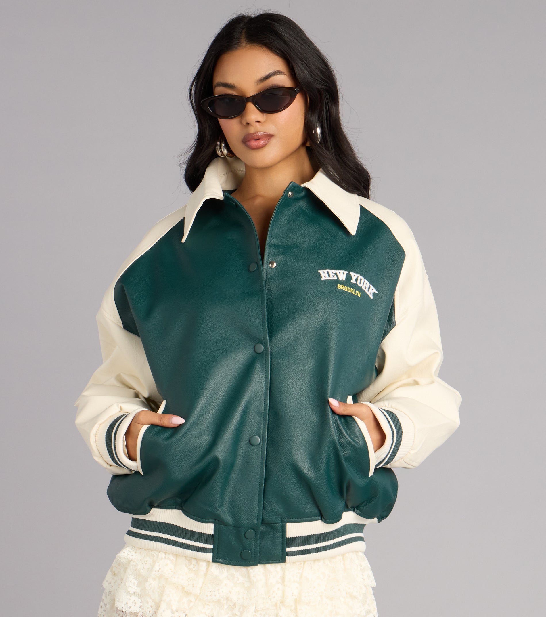 Play It Cool Varsity Bomber Jacket