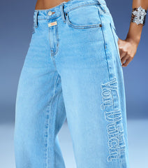 Windsor x Von Dutch Wide-Leg Denim Jeans