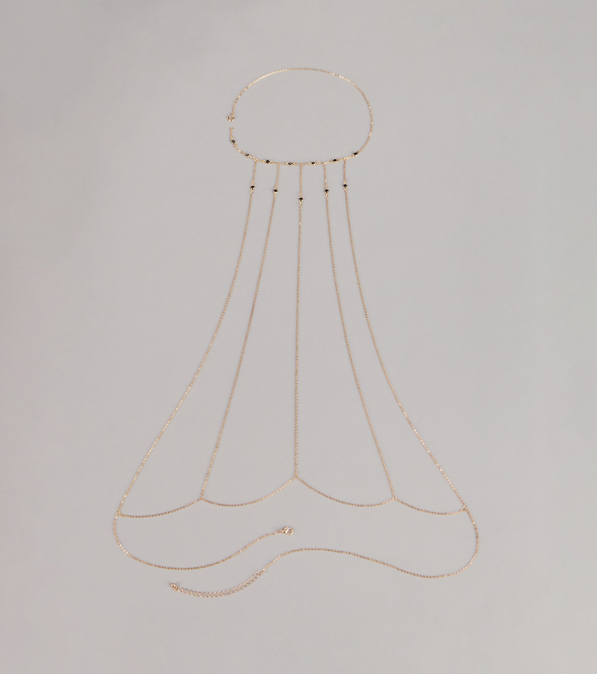 Quiet Luxury Back Chain Body Jewelry