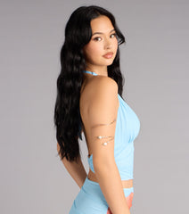 Goddess Glow Leaf Arm Cuff