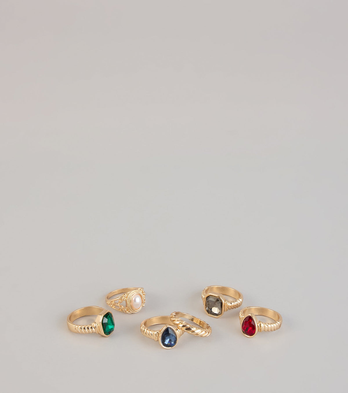Treasure Stack Six-Piece Ring Set