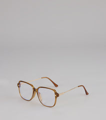 Chic Look Oversized Blue Light Glasses