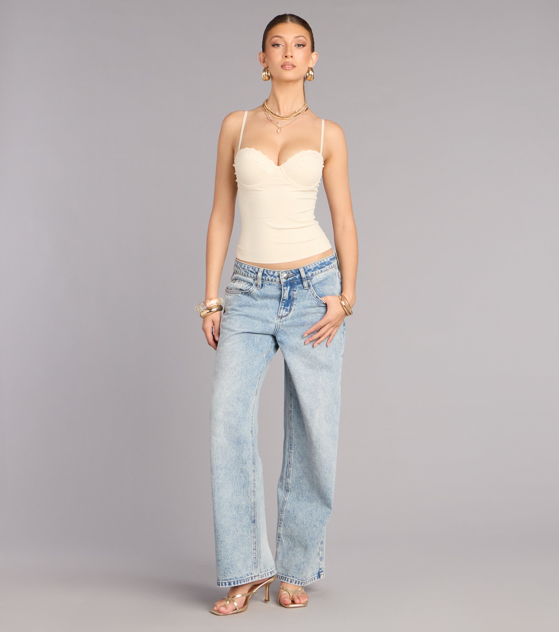 Easy To Love Sweetheart Crop Top