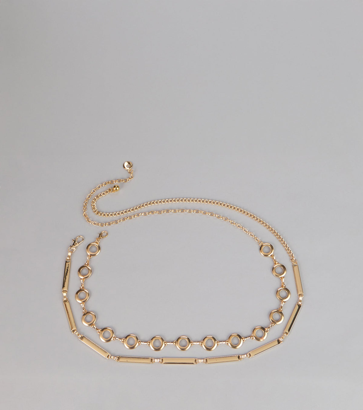 Double The Drama Two-Pack Chain Belt Set