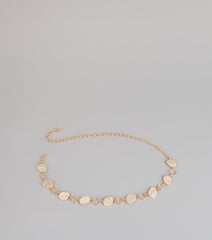 Extra Plans Stone Chain Belt
