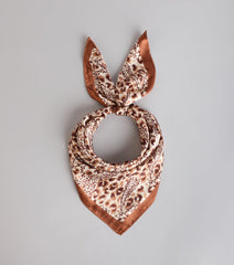 Tie It Your Way Animal Print Satin Scarf