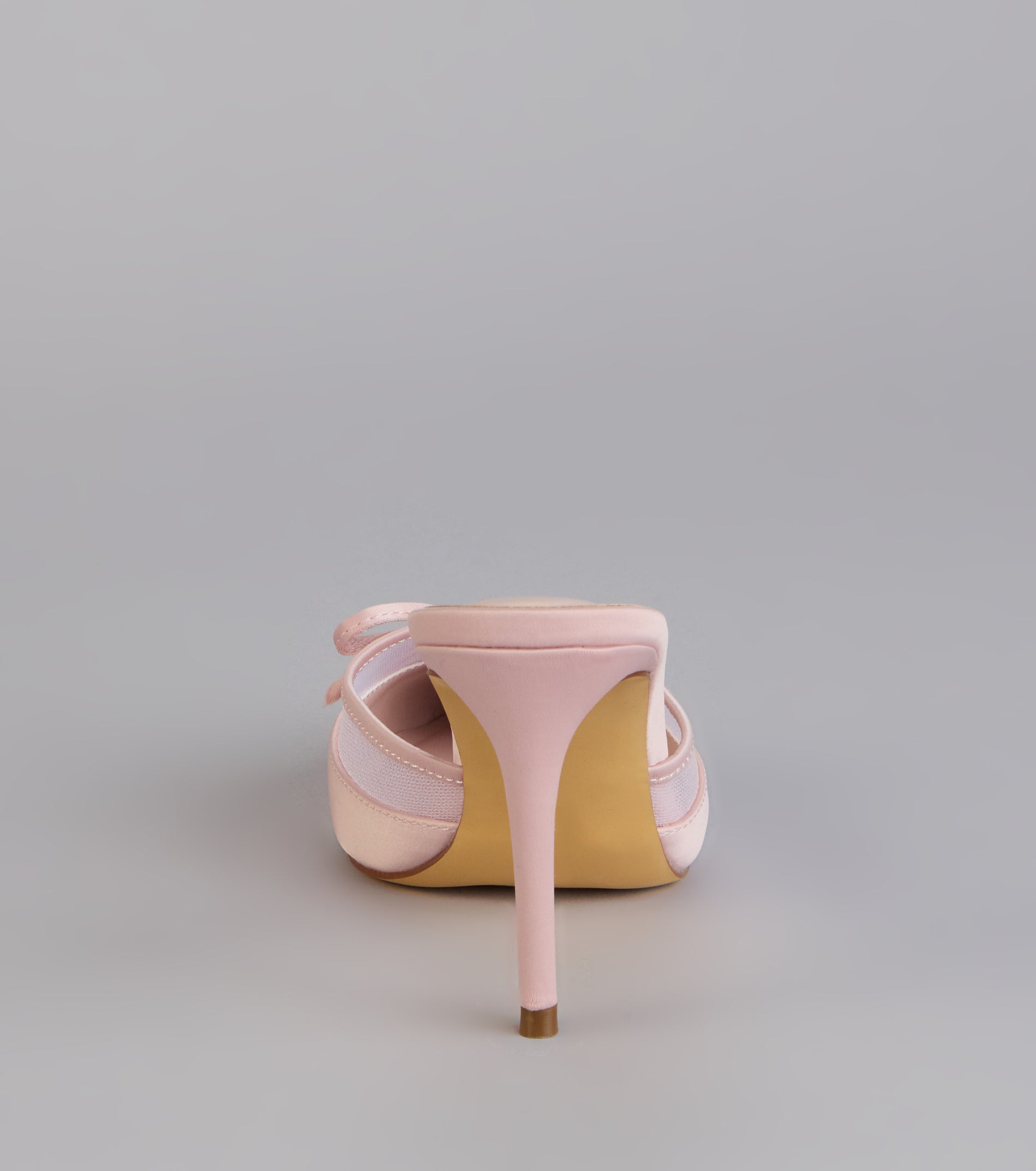 Dressed Up Satin Bow Heels