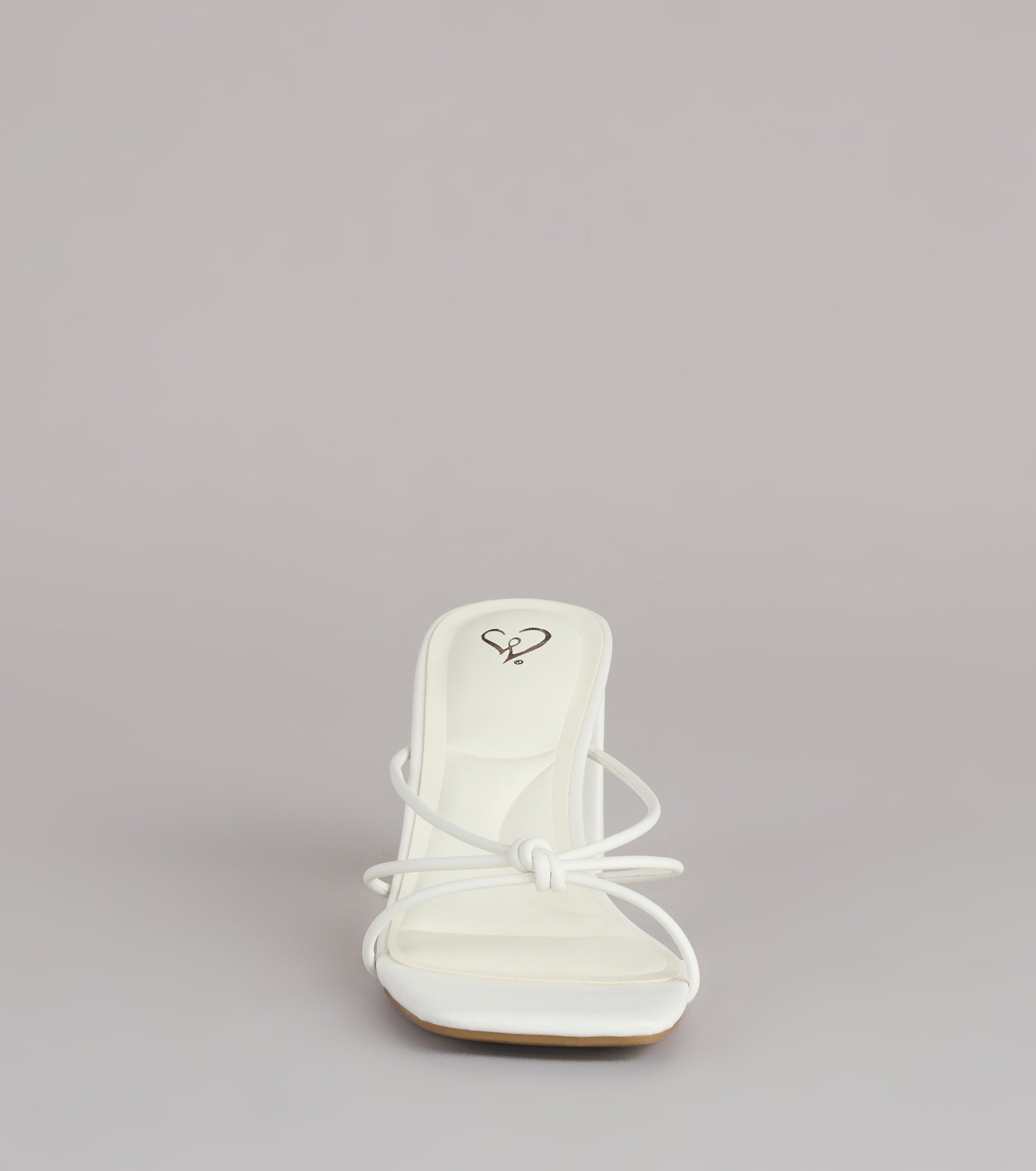 Fashion Fix Knotted Block Heel Mules