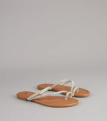 Twinkle Toes Rhinestone Strappy Sandals