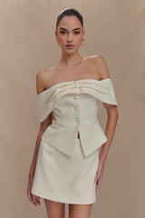 Maxime Suiting Vest - Ivory